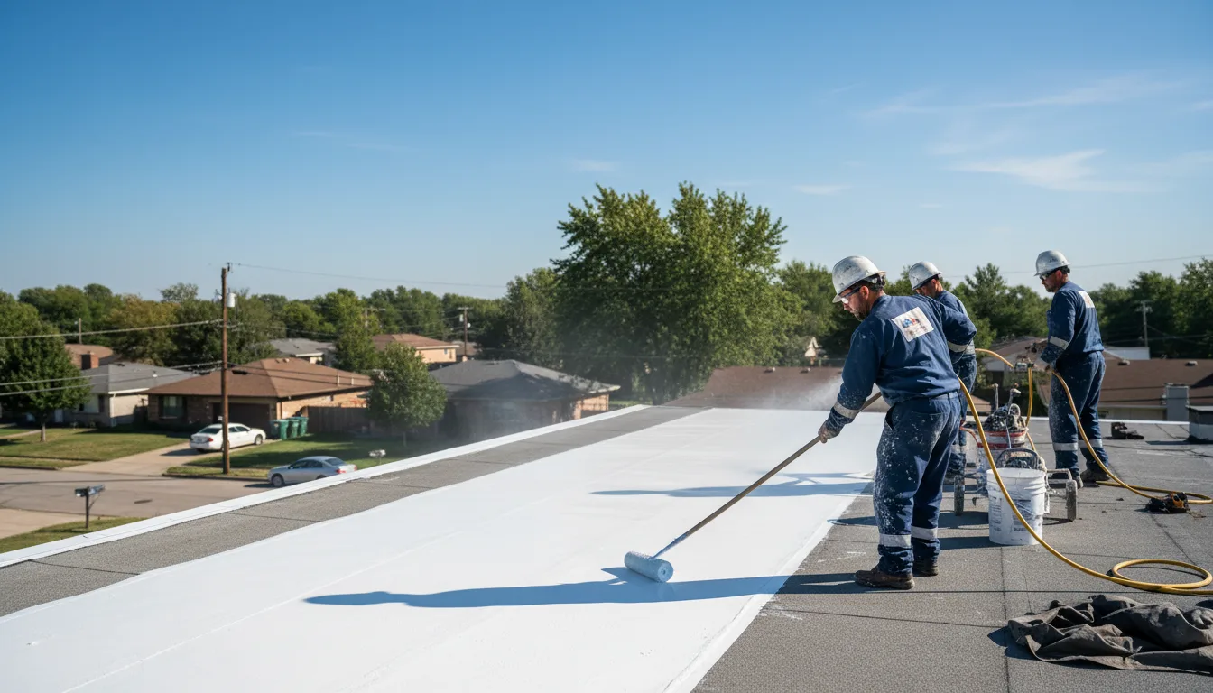 Commercial roof coating in Breckenridge, MO near me